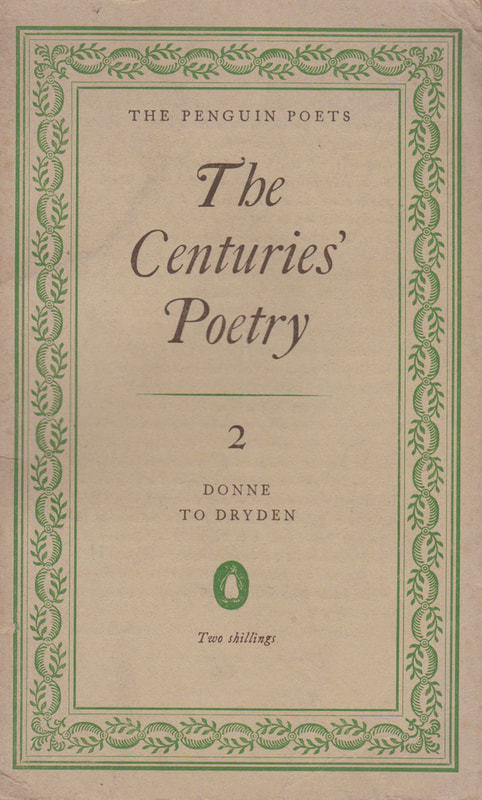 1952 Denys Kilham Roberts The Penguin Poets The Centuries Poetry Donn to Dryden Penguin Book Cover