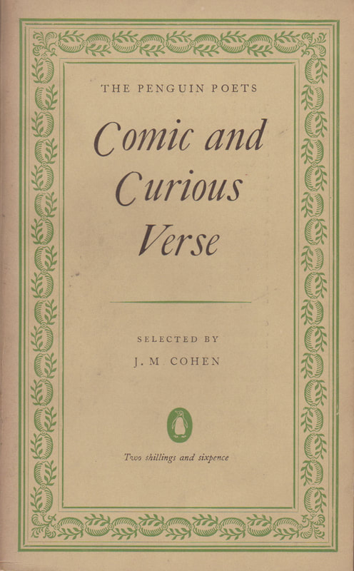 1952 J M Cohen Comic and Curious Verse Penguin Book Cover