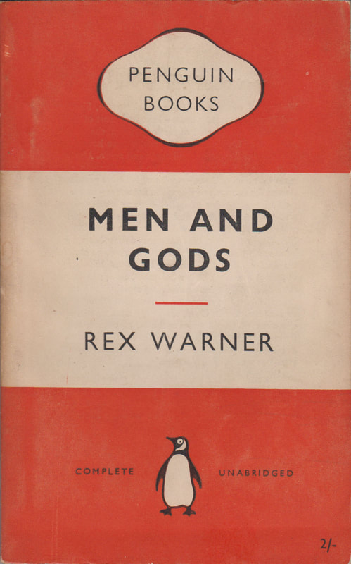 1952 Rex Warner Men and Gods Penguin Cover