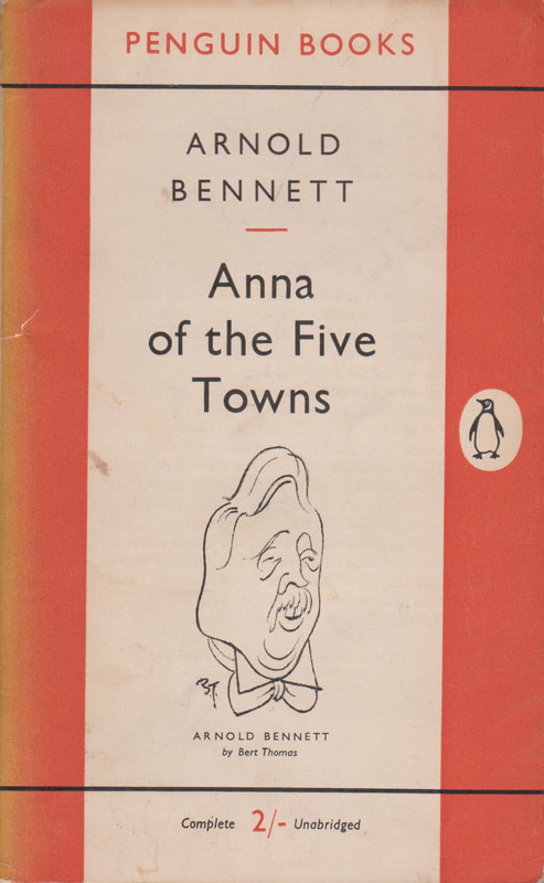 1954 Arnold Bennett Anna of the Five Towns Penguin Cover
