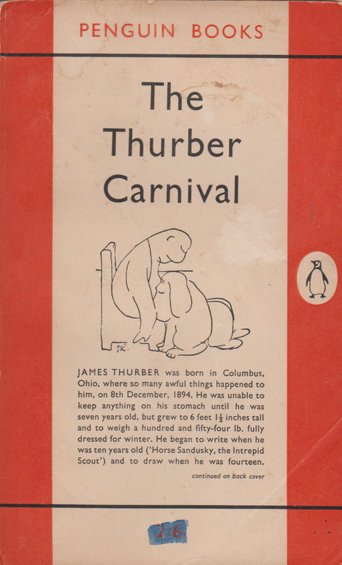 1954 James Thurber The Thurber Carnival (James Thurber) Penguin Cover