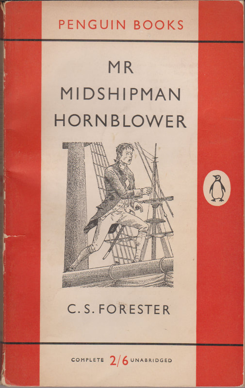 1956 C S Forester Mr Midshipman Hornblower Penguin Cover