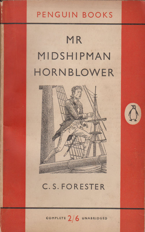 1956 C S Forester Mr Midshipman Hornblower Penguin Cover