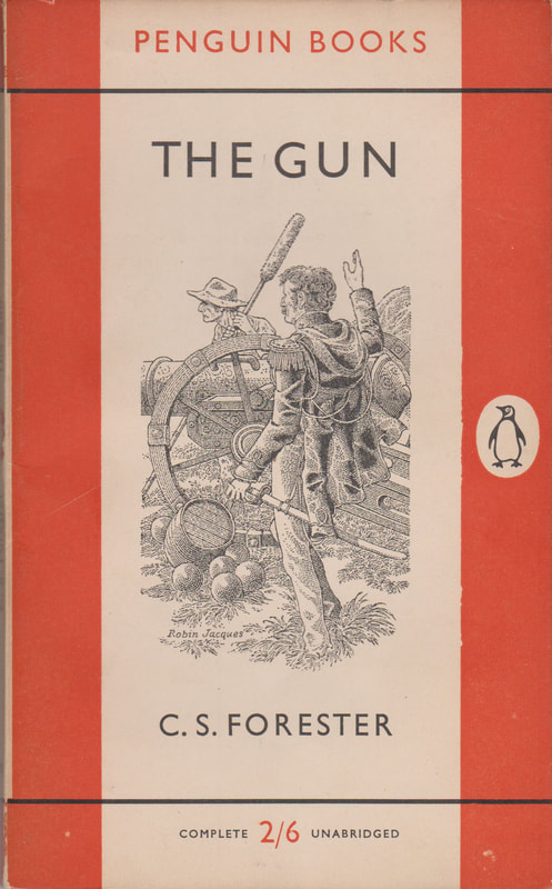 1956 C S Forester The Gun (Robin Jacques) Penguin Cover