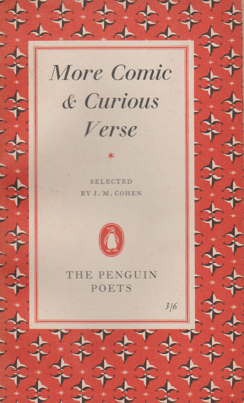 1956 J M Cohen More Comic and Curious Verse Penguin Book Cover