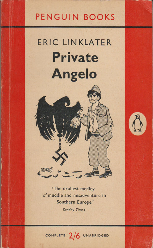 1958 Eric Linklater Private Angelo Penguin Cover