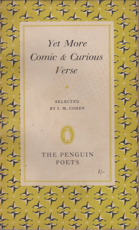 1959 J M Cohen Yet More Comic and Curious Verse Penguin Book Cover