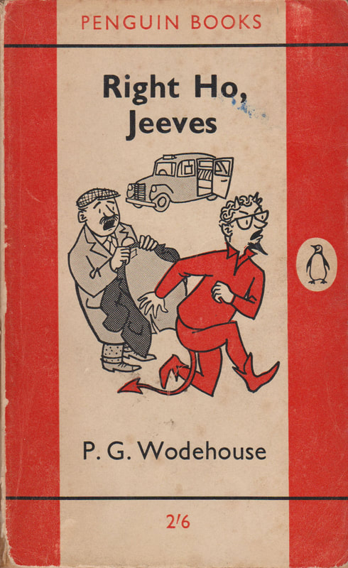1961 P G Wodehouse Right Ho, Jeeves (Geoffrey Salter) Penguin Cover