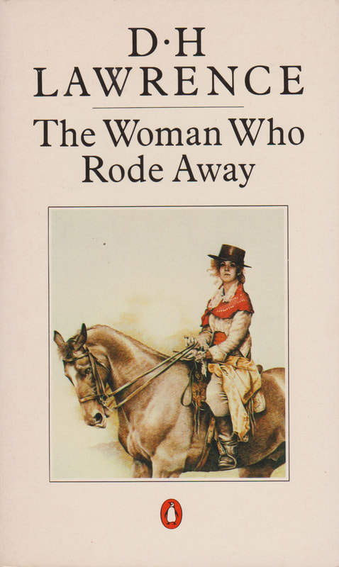 1981 D H Lawrence The Woman who Rode Away (Yvonne Gilbert) Penguin Cover