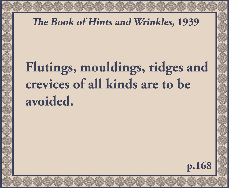 The Book of Hints and Wrinkles advice on decorating