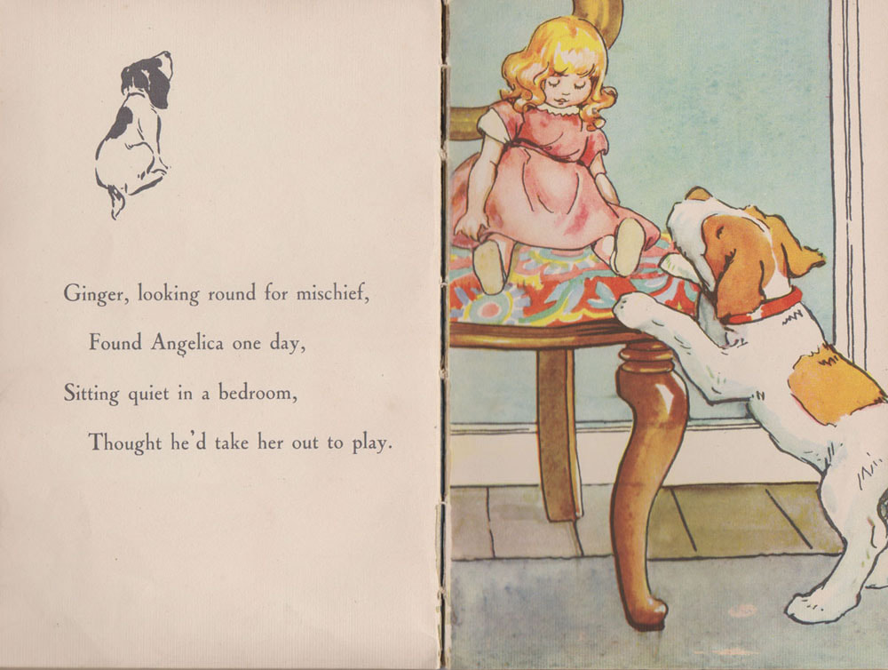 Ginger, looking round for mischief from Ginger’s Adventures 1949