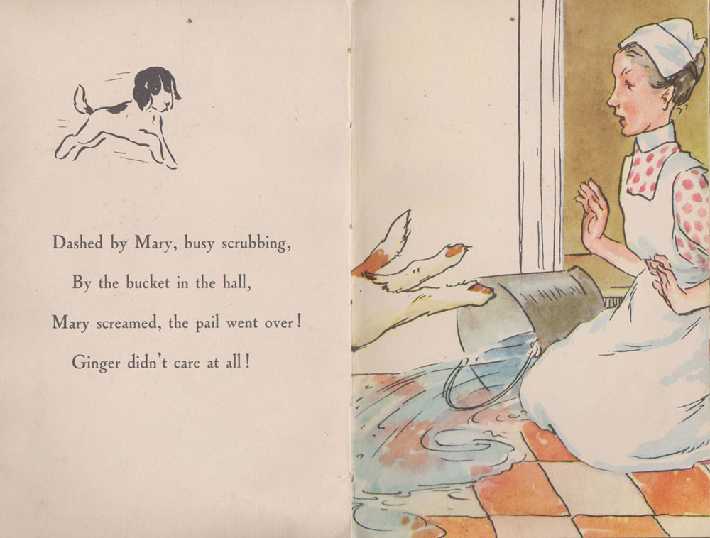 Dashed by Mary, busy scrubbing from Ginger’s Adventures 1949