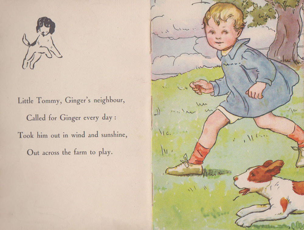 Little Tommy, Ginger's neighbour from Ginger’s Adventures 1949